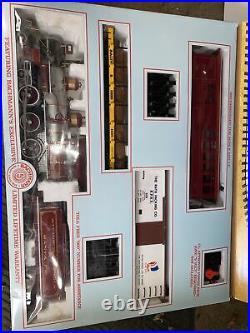 Vintage Bachmann Big Haulers Red Comet G Scale Electric Train Set In Box Euc