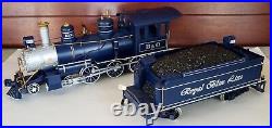 Vintage Bachmann G Scale B & O Royal Blue Line Train Set 90016