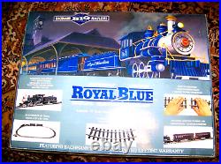 Vintage Bachmann G Scale B &O Royal Blue Line Train Set #90016 Tested Working
