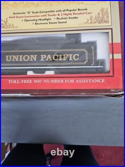 Vintage Bachmann G scale Golden Spike Train Set 90026, Old New Stock