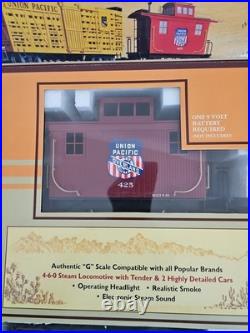 Vintage Bachmann G scale Golden Spike Train Set 90026, Old New Stock