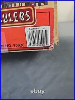 Vintage Bachmann G scale Golden Spike Train Set 90026, Old New Stock