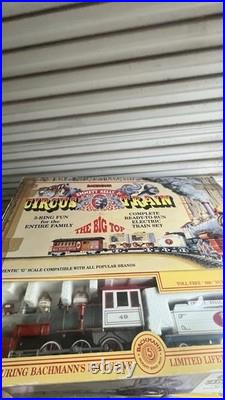 Vintage Bachmann's Big Hauler G Scale Train Set Emmett Kelly Jr Circus Bh12
