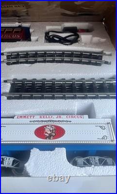 Vintage Bachmann's Big Hauler G Scale Train Set Emmett Kelly Jr Circus Bh12