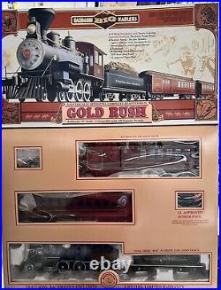 Vintage Bachmann's Big Hauler G Scale Train Set Gold Rush Unopened Package