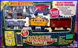 Vintage EZ Tec Coastal Express Remote Controlled G Scale Train Set Smoke/Sounds