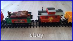 Vintage Echo Classic Rail Train Set, 22 pcs, battery operated, G-Scale, 1993 Vintage Echo Classic Rail Train Set, 22 pcs, battery operated, G-Scale, 1993