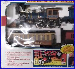 Vintage Electric Toy Train Rail King by New Bright G Scale Set 1997