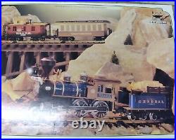 Vintage Electric Toy Train Rail King by New Bright G Scale Set 1997