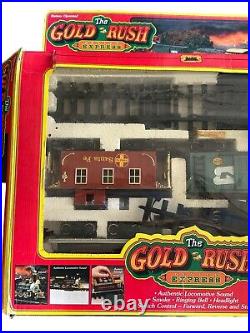Vintage G-Scale New Bright No. 186 The Gold Rush Denver Express Train Set