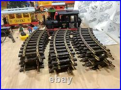 Vintage Geobra Playmobil 3958 Train Set Colorado Railroad Tracks With Box G Scale
