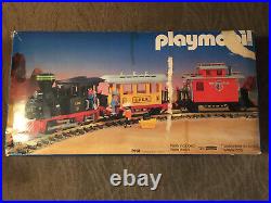 Vintage Geobra Playmobil 3958 Train Set Railroad WithOriginal Box G Scale Complete