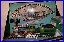 Vintage Great American Express Train Set Rare Store Display by New Bright 1987