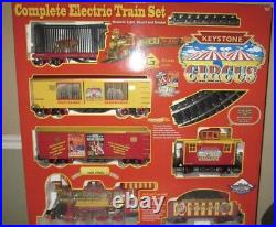 Vintage Keystone Circus Train Set Limited 1 of 2,500 G Scale