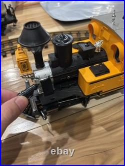 Vintage LGB 72412 Yellow Lake George Boulder Train Set G SCALE + Tracks & Cars