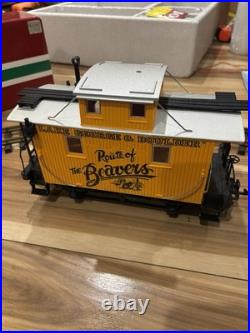 Vintage LGB 72412 Yellow Lake George Boulder Train Set G SCALE + Tracks & Cars