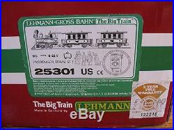 Vintage LGB Lehmann G Scale Lake George & Boulder Passenger Train Set #25301 EX