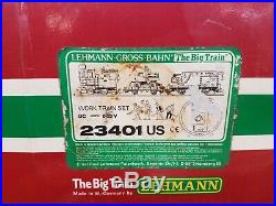 Vintage LGB The Big Train 2 Sets #23401 & 25401 WithExtra Track &Cars/Literature