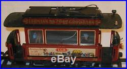 Vintage LGB Train Car 20th Anniversary Trolley Set G Gauge 1968-1988 LN