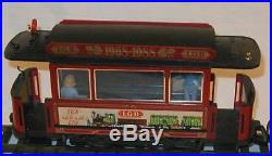 Vintage LGB Train Car 20th Anniversary Trolley Set G Gauge 1968-1988 LN