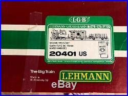 Vintage Lehmann LGB #20401 The Big Train Goods Set with Extra Track