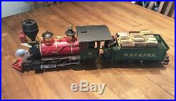 Vintage Lehmann LGB G Scale Train Set Steam Engine, 6 Cars, Water Tower, Track