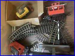 Vintage Lot of LGB Brass & Plastic G Scale Train Track And Train Car Parts