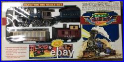 Vintage NEW BRIGHT Rail King G Scale Train Set W. A. R. R. #376 Untested
