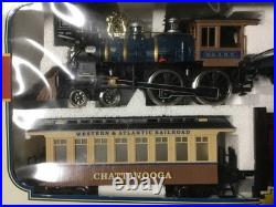 Vintage NEW BRIGHT Rail King G Scale Train Set W. A. R. R. #376 Untested