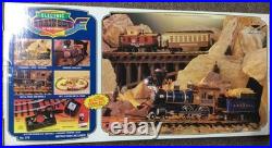 Vintage NEW BRIGHT Rail King G Scale Train Set W. A. R. R. #376 Untested