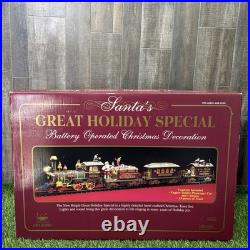 Vintage New Bright Santa's Great Holiday Special Train Set #280 NOS