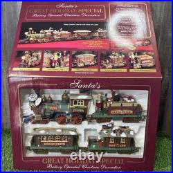 Vintage New Bright Santa's Great Holiday Special Train Set #280 NOS