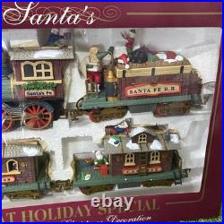 Vintage New Bright Santa's Great Holiday Special Train Set #280 NOS