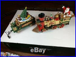 Vintage New Bright The Holiday Express Animated Train Set No. 380, 380-1, 380-4