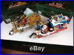Vintage New Bright The Holiday Express Animated Train Set No. 380, 380-1, 380-4