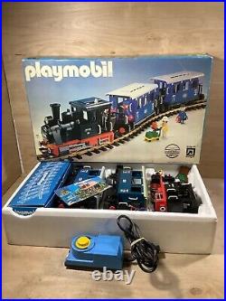 Vintage Playmobil 4000 Electric Train Set G Scale Auszeichnung 1981 Incomplete