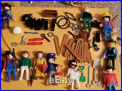 Vintage Playmobil 4033 Steaming Mary Western G Scale Train Set + extras