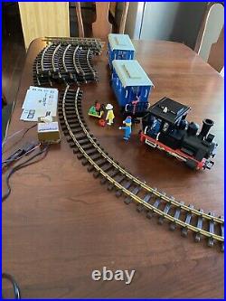 Vintage Playmobil 4100 Electric Train Set G Scale Tested Works 1980