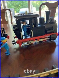 Vintage Playmobil 4100 Electric Train Set G Scale Tested Works 1980