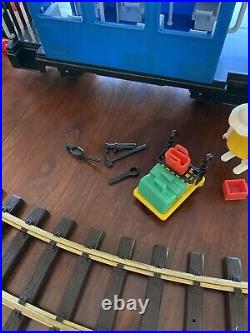 Vintage Playmobil 4100 Electric Train Set G Scale Tested Works 1980