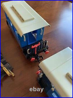 Vintage Playmobil 4100 Electric Train Set G Scale Tested Works 1980