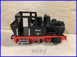 Vintage Playmobil Electric Train Set 4003 Engine G Scale For Parts Or Repair