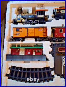 Vintage RIO GRANDE ROLL'N THUNDER Super Set Toy Railroad Train Set G-Scale
