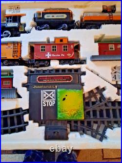 Vintage RIO GRANDE ROLL'N THUNDER Super Set Toy Railroad Train Set G-Scale