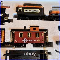 Vintage RIO GRANDE ROLL'N THUNDER Super Set Toy Railroad Train Set G-Scale
