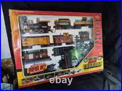 Vintage RIO GRANDE ROLL'N THUNDER Super Set Toy Railroad Train Set G-Scale Read