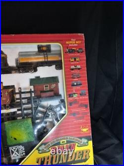 Vintage RIO GRANDE ROLL'N THUNDER Super Set Toy Railroad Train Set G-Scale Read