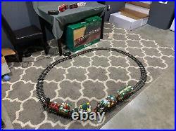 Vintage Rare Dillard's Trimmings Animated Christmas Train Set G Scale New Bright