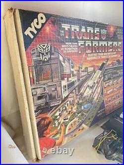 Vintage Tyco Transformers G1 Electric Train Battle Set HO Scale 1985 Open Boxed