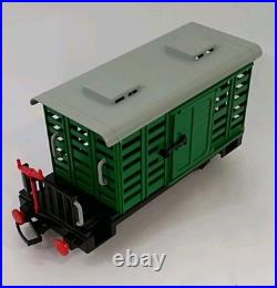 Vntg 1980 Playmobil Geobra Train Set-G Scale-LGB Steam Engine Cars Track